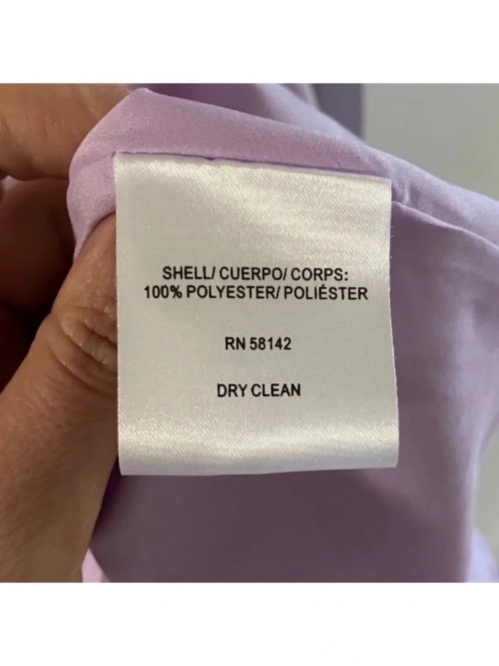 Gal Meets Glam Haley Lavender Purple Ruffled Long Sleeve Dress Size 18